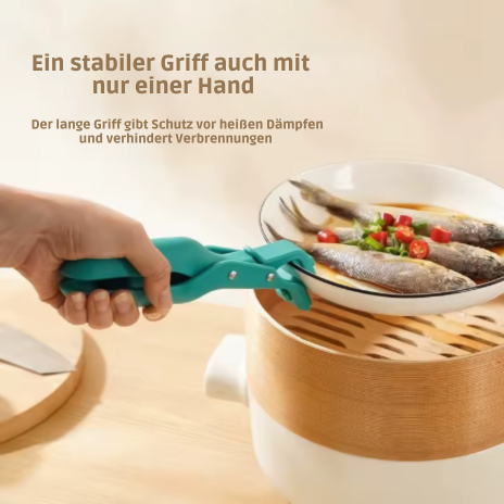 Edelstahl Pfannengreifer
