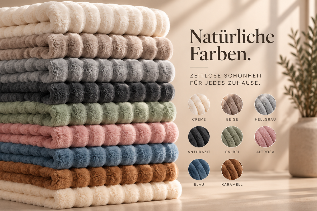 Boekel Kuscheldecke in verschiedenen Farben