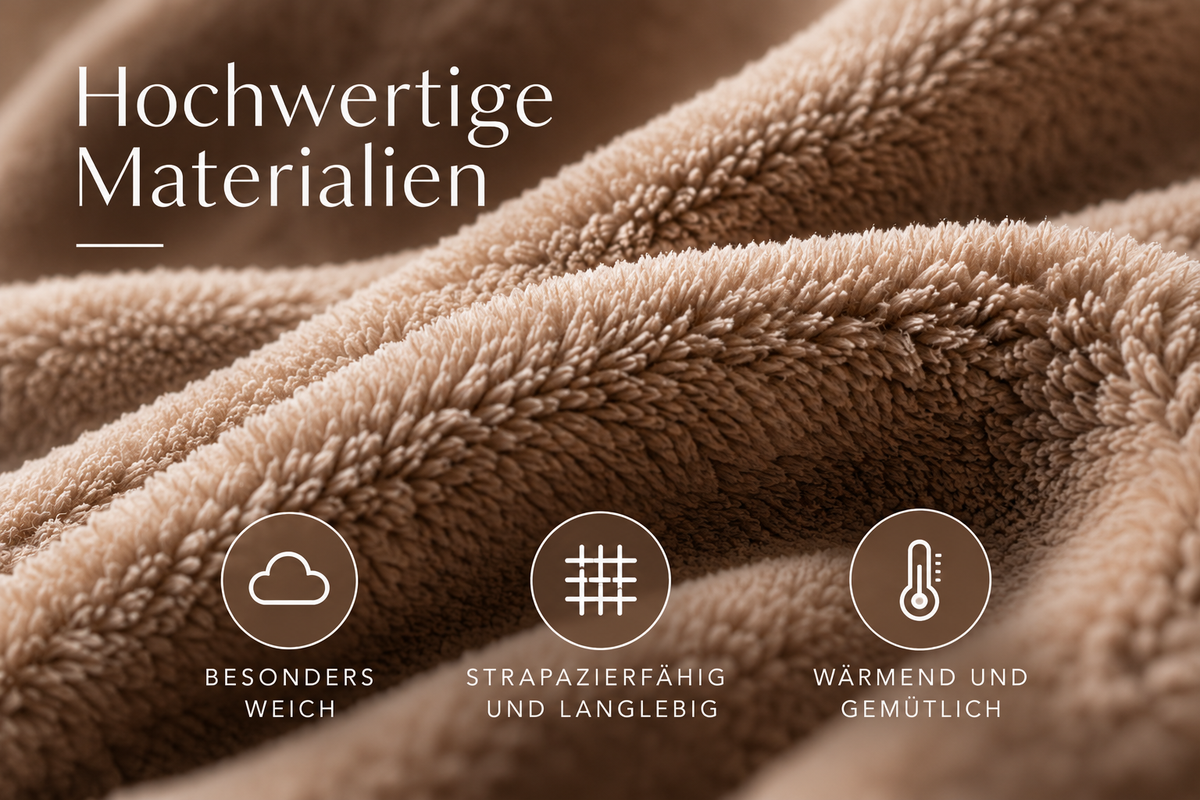 Komfort und Eigenschaften der Boekel Kuscheldecke