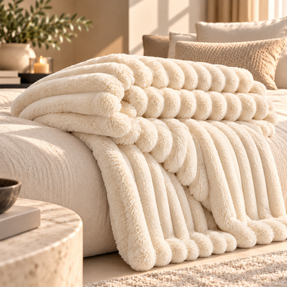 Boekel Kuscheldecke in Creme