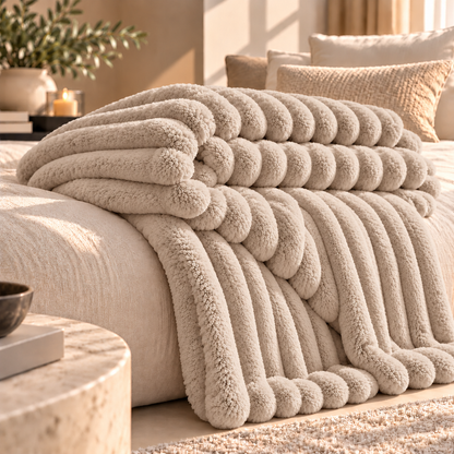Boekel Kuscheldecke in Beige
